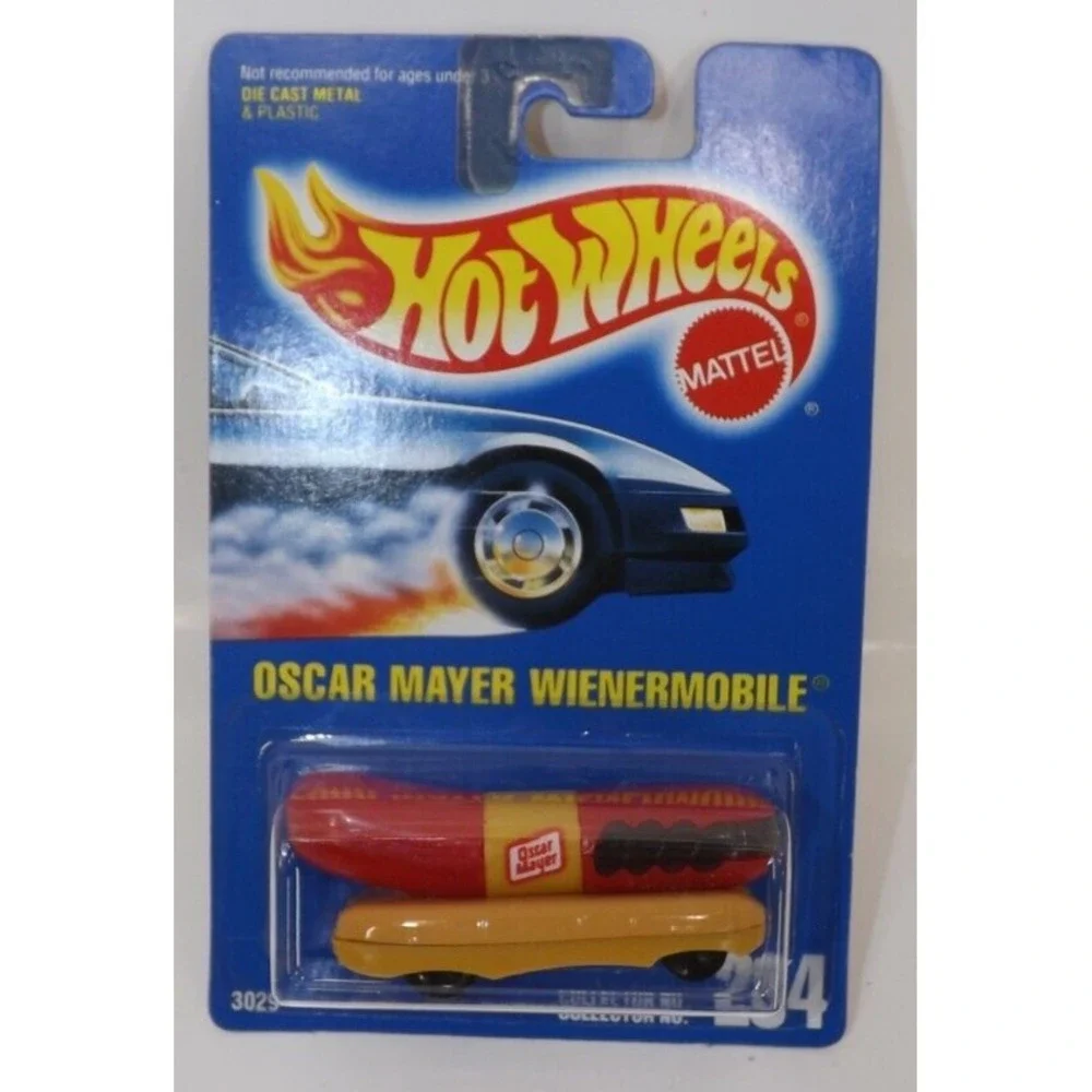 1991 Hot Wheels Blue Card Oscar Mayer Wienermobile Collector #204